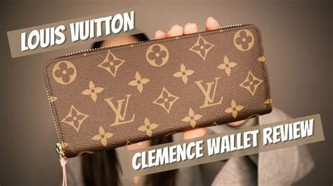 louis vuitton clemence wallet review blue jean|louis vuitton monogram black wallet.